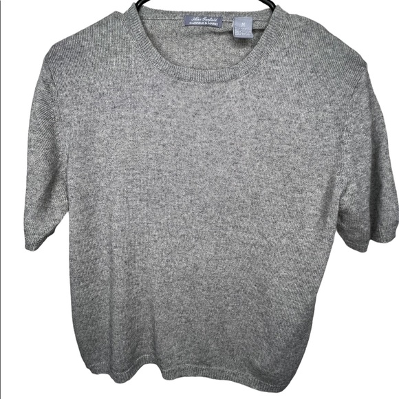 SOLD A30 Garfield & Marks Cashmere/Silk Lightweight Top - Picture 4 of 5